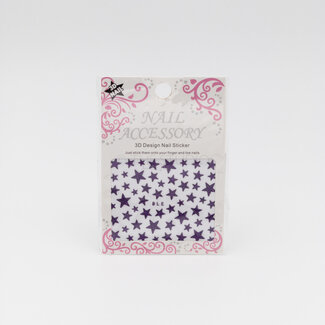 The Studio Stars Sticker - Purple - 3D Nail