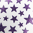 Stars Sticker - Purple - 3D Nail