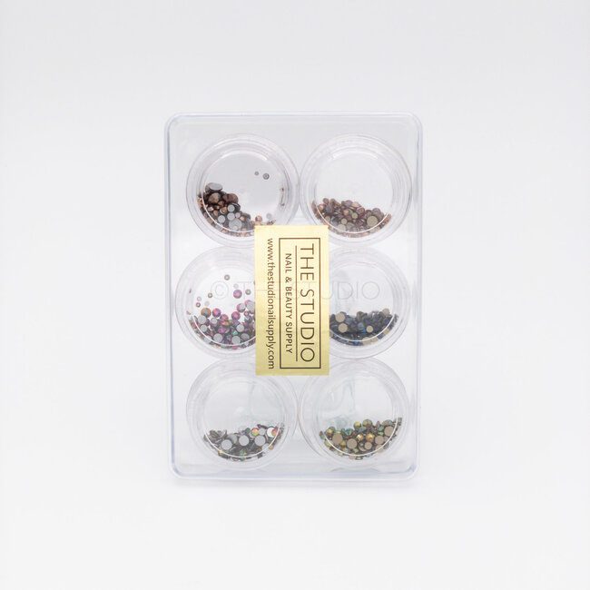 The Studio - Art Pack #096 - Assorted Rhinestones - 6 pcs