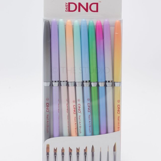 DND - 3D Carving Flower Brushes - 10 pcs