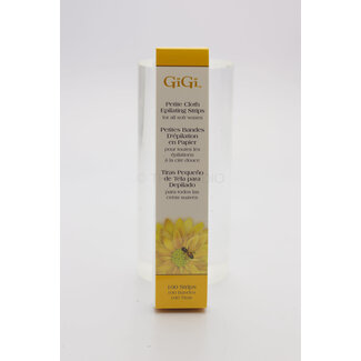 GiGi GiGi - Cloth Epilating Strips - Petite - 0.5" x 5" - 100 count