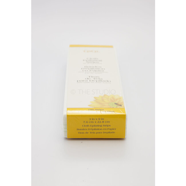 GiGi - Cloth Epilating Strips - Large 3" x 9" - 100 count