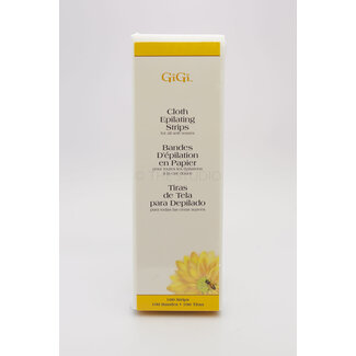 GiGi GiGi - Cloth Epilating Strips - Large 3" x 9" - 100 count
