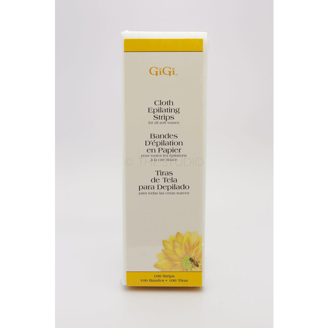 GiGi - Cloth Epilating Strips - Large 3" x 9" - 100 count