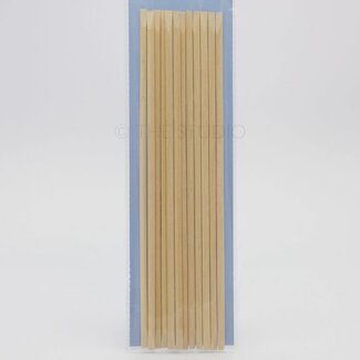 DL - Orange wood Sticks - 7" - 12 count - DL C75