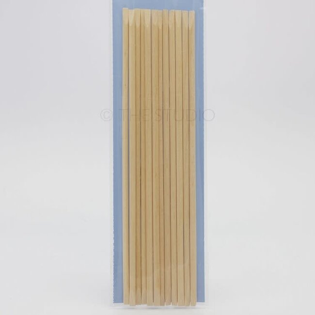 DL - Orange wood Sticks - 7" - 12 count - DL C75