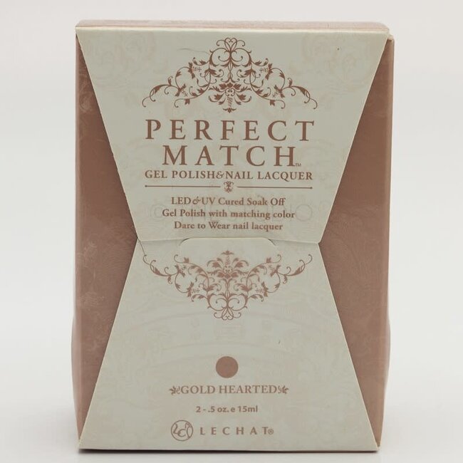 *Sale* Perfect Match - 166 - DUO Polish - Gold Hearted