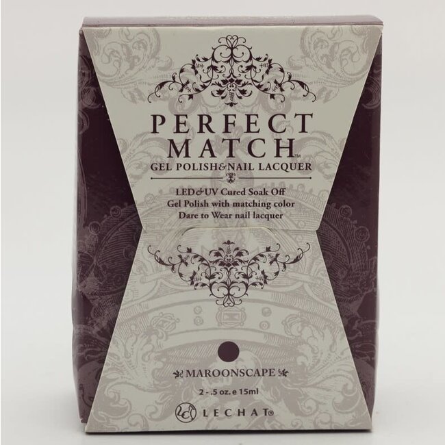 Perfect Match - 132 - DUO Polish - Maroonscape