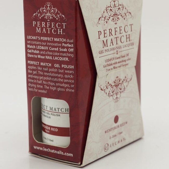 Perfect Match - 003 - DUO Polish - Emperor Red