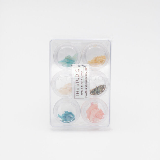 The Studio - Art Pack #123 - Assorted Crushed Seashells - 6 pcs