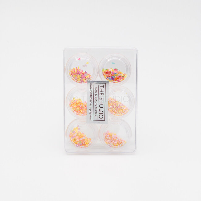 The Studio - Art Pack #126 - Assorted Confetti - 6 pcs