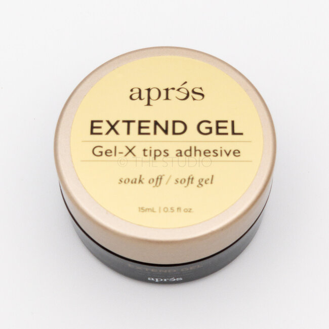 Apres - Gel X - Extend Gel - Tips Adhesive Jar - Clear - 15 mL