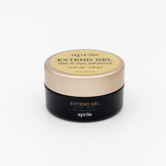 Apres - Gel X - Extend Gel - Tips Adhesive Jar - Clear - 15 mL