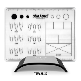 Mia Secret Mia Secret - Hand Arm Rest w/ Silicon Mat - Black