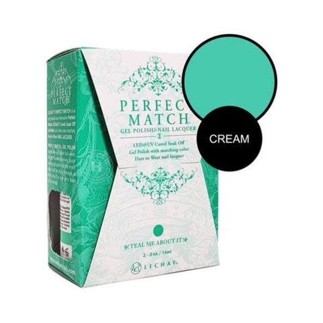 LeChat Perfect Match - 257 - DUO Polish - Teal Me About It