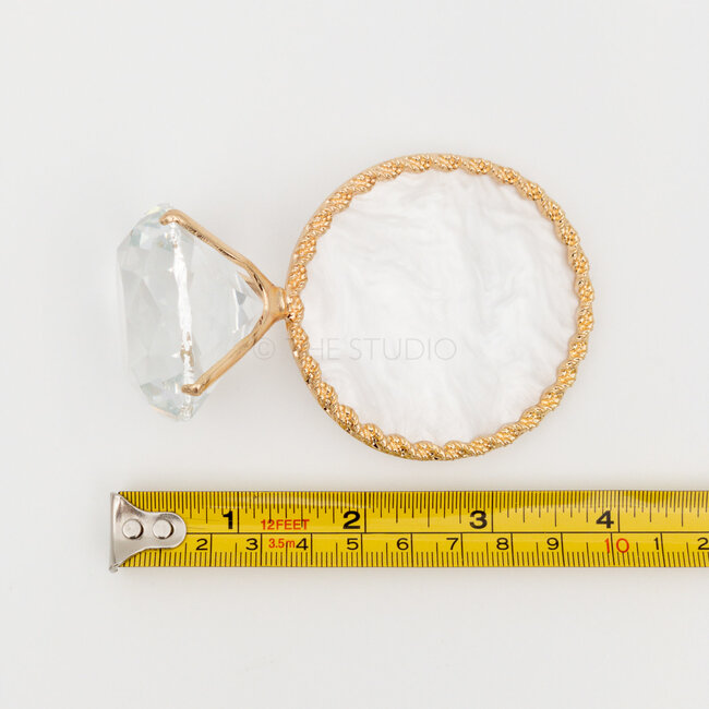 The Studio - Gold Diamond Display Plate