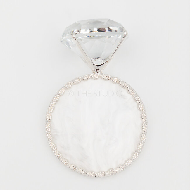 The Studio - Silver Diamond Display Plate