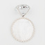 The Studio The Studio - Silver Diamond Display Plate