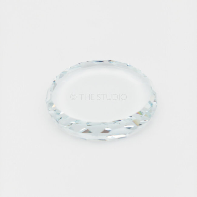 The Studio The Studio - Glass Display Plate - Round