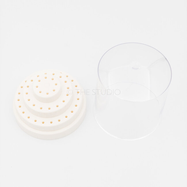 The Studio - Nail Drill Bit Holder - 48 Holes - White