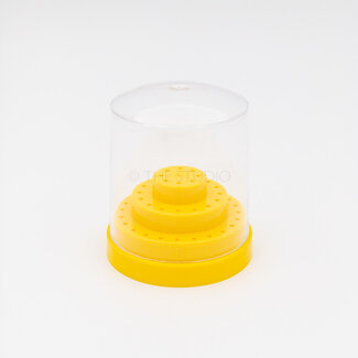 The Studio The Studio - Nail Drill Bit Holder - 48 Holes - Yellow