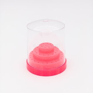 The Studio The Studio - Nail Drill Bit Holder - 48 Holes - Hot Pink