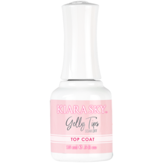 Kiara Sky Kiara Sky - Gelly Tips - 4 Top Coat Non Wipe - 0.5 oz