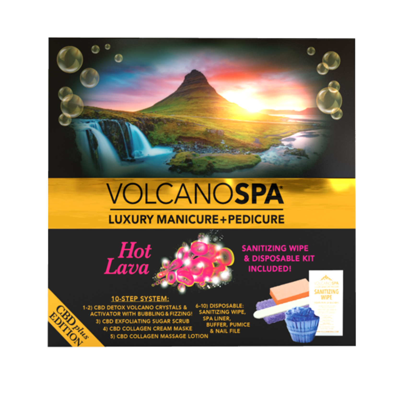 LA PALM Volcano Spa - Pedi Box CBD - Hot Lava 1 ct
