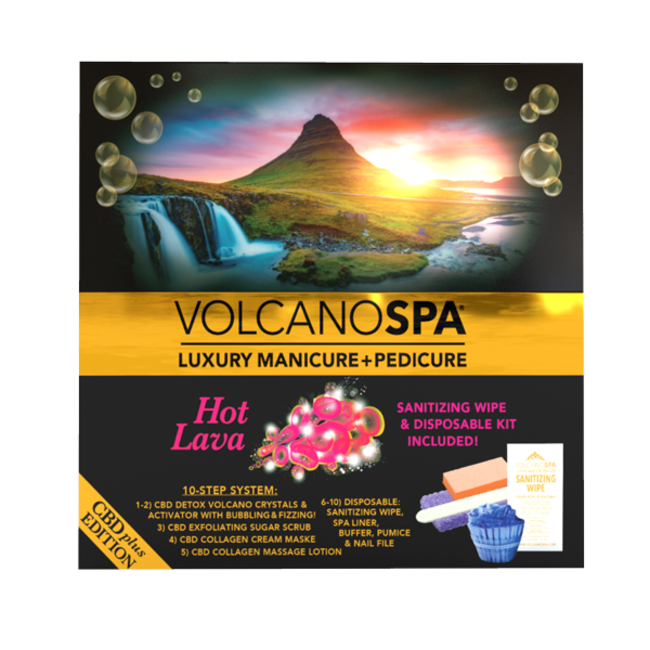 LA PALM Volcano Spa - Pedi Box CBD - Hot Lava 1 ct