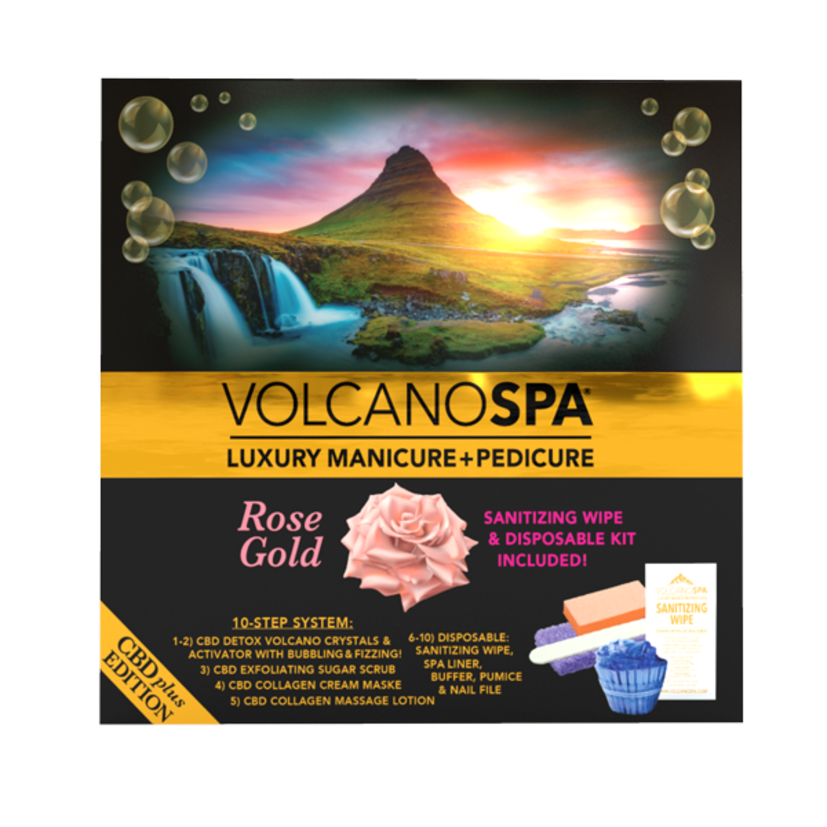 LA PALM Volcano Spa - Pedi Box CBD - Rose Gold - 1 ct