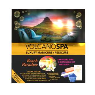 LA PALM Volcano Spa - Pedi Box CBD - Beach Paradise - 1ct