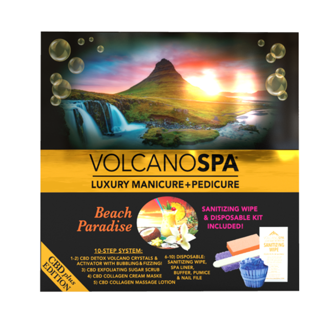 Volcano Spa - Pedi Box CBD - Beach Paradise - 1ct