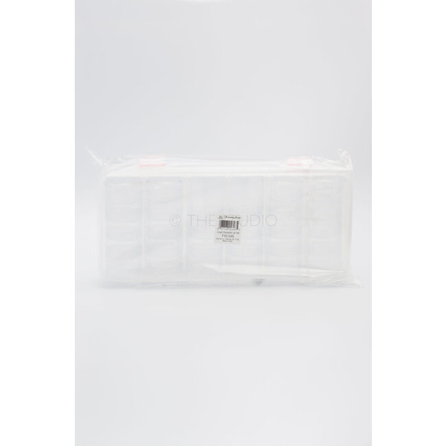 FantaSea - Rhinestone/ Charm Jar Holder Container- Large - 28 piece