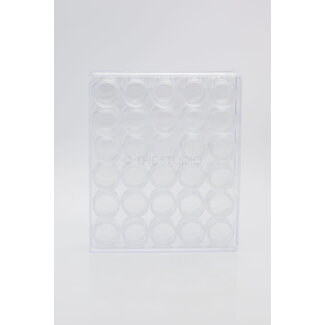 FantaSea FantaSea - Rhinestone/ Charm Mini Holder Container - 30 piece - 7ml