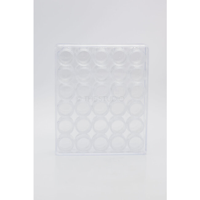 FantaSea FantaSea - Rhinestone/ Charm Mini Holder Container - 30 piece - 7ml