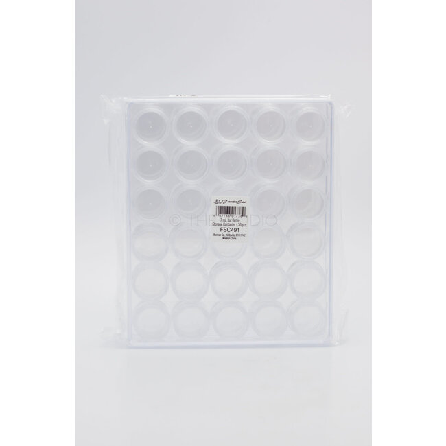 FantaSea - Rhinestone/ Charm Mini Holder Container - 30 piece - 7ml