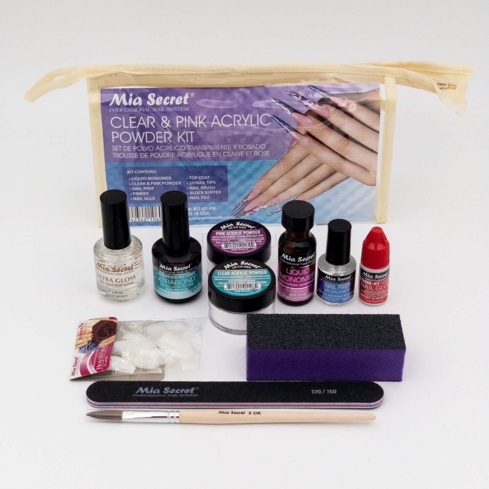 Mia Secret Mia Secret - Acrylic Powder - Trial Starter Kit