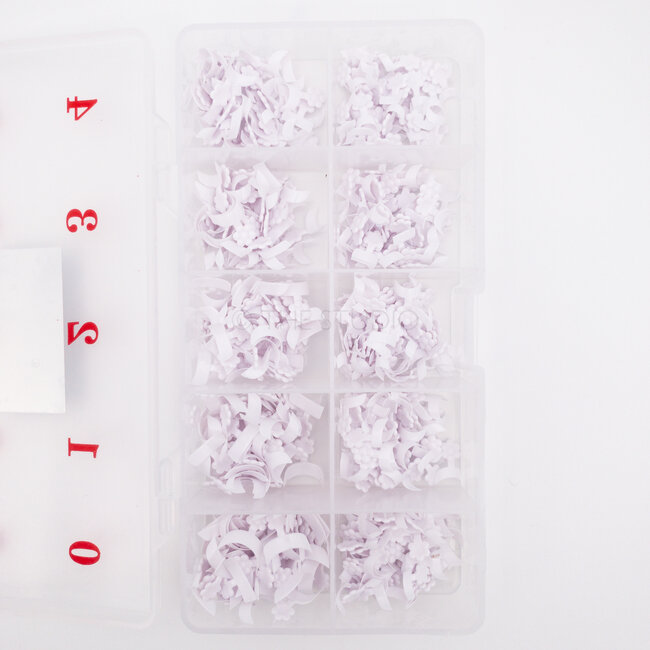 The Studio - Nail Tip Box - French Tip White