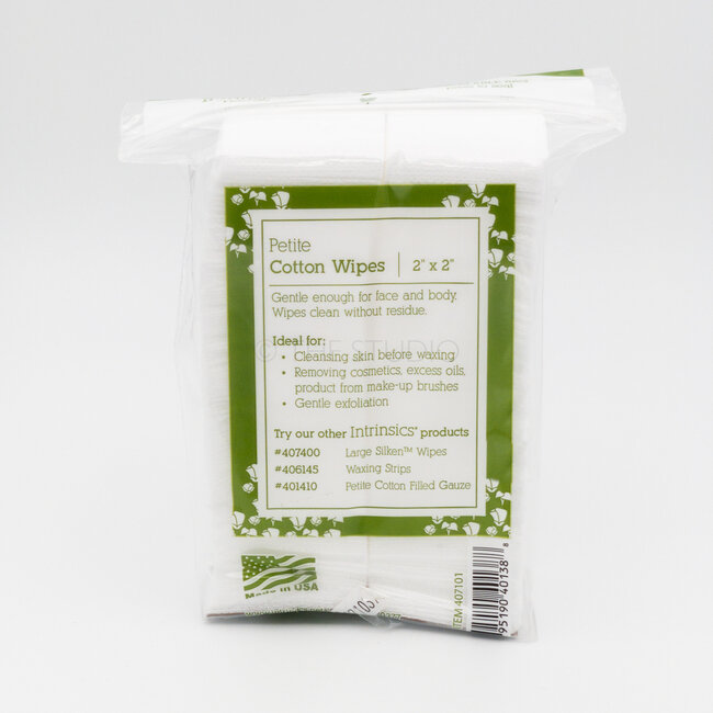 Intrinsics - 2"x2" Petite Cotton Wipes - 200 count - 407101