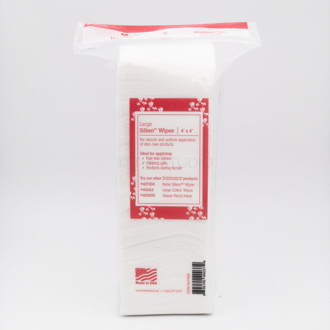 Intrinsics - 4"x4" Large Silken Wipes - 200 Count - 407400