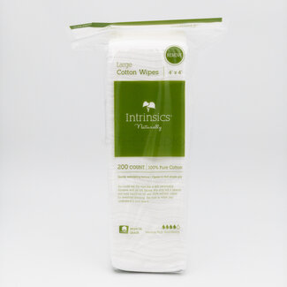Intrinsics Intrinsics - 4"x4” Large Cotton Wipes - 200 Count - 401412