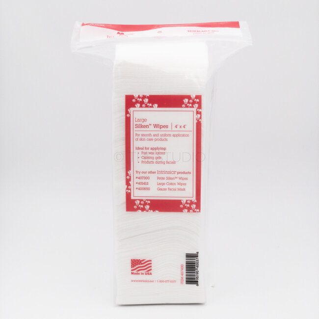 Intrinsics - 4"x4" Large Silken Wipes - 200 Count - 407400