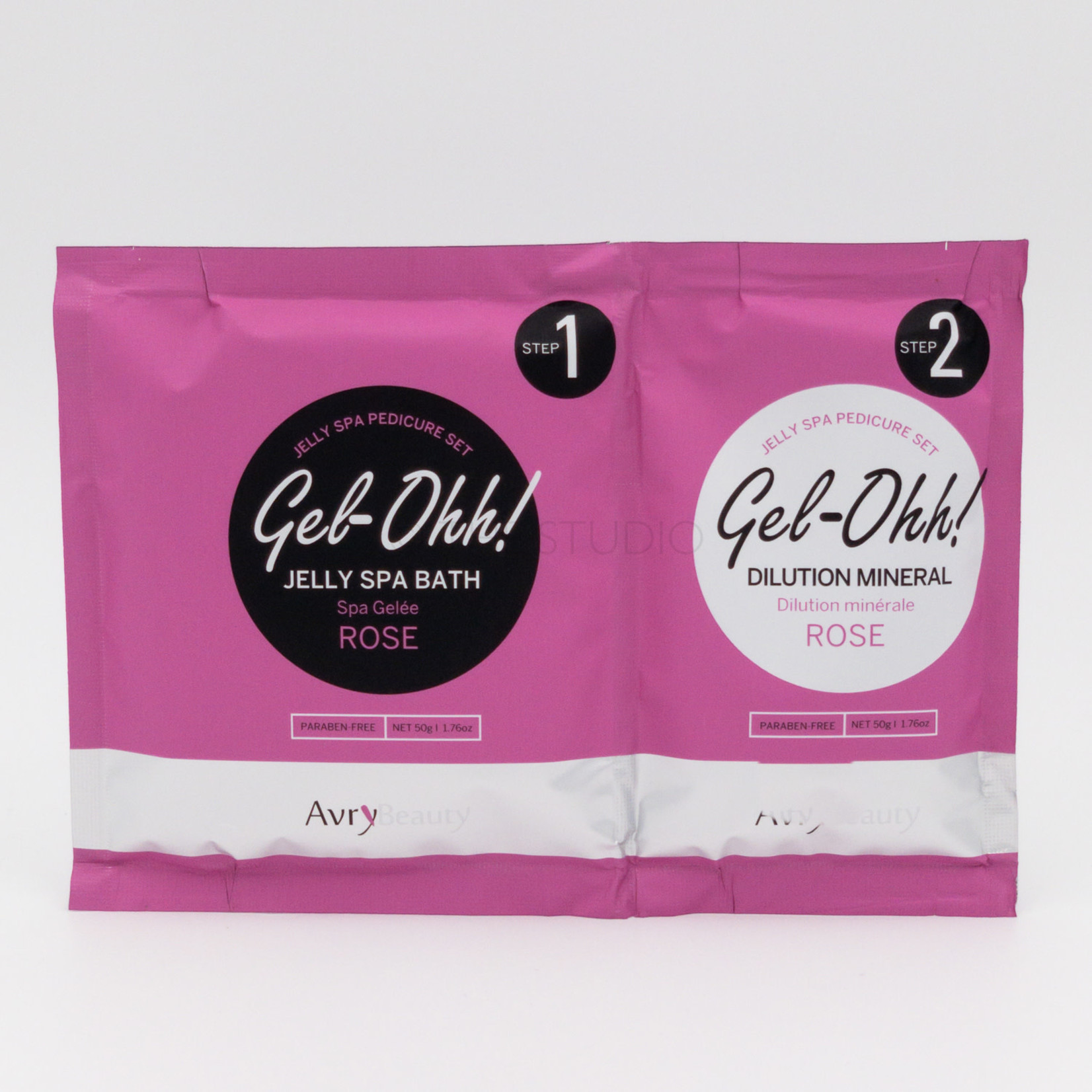 Gel-Ohh! - Jelly Spa Bath - Rose Water - 1 ct