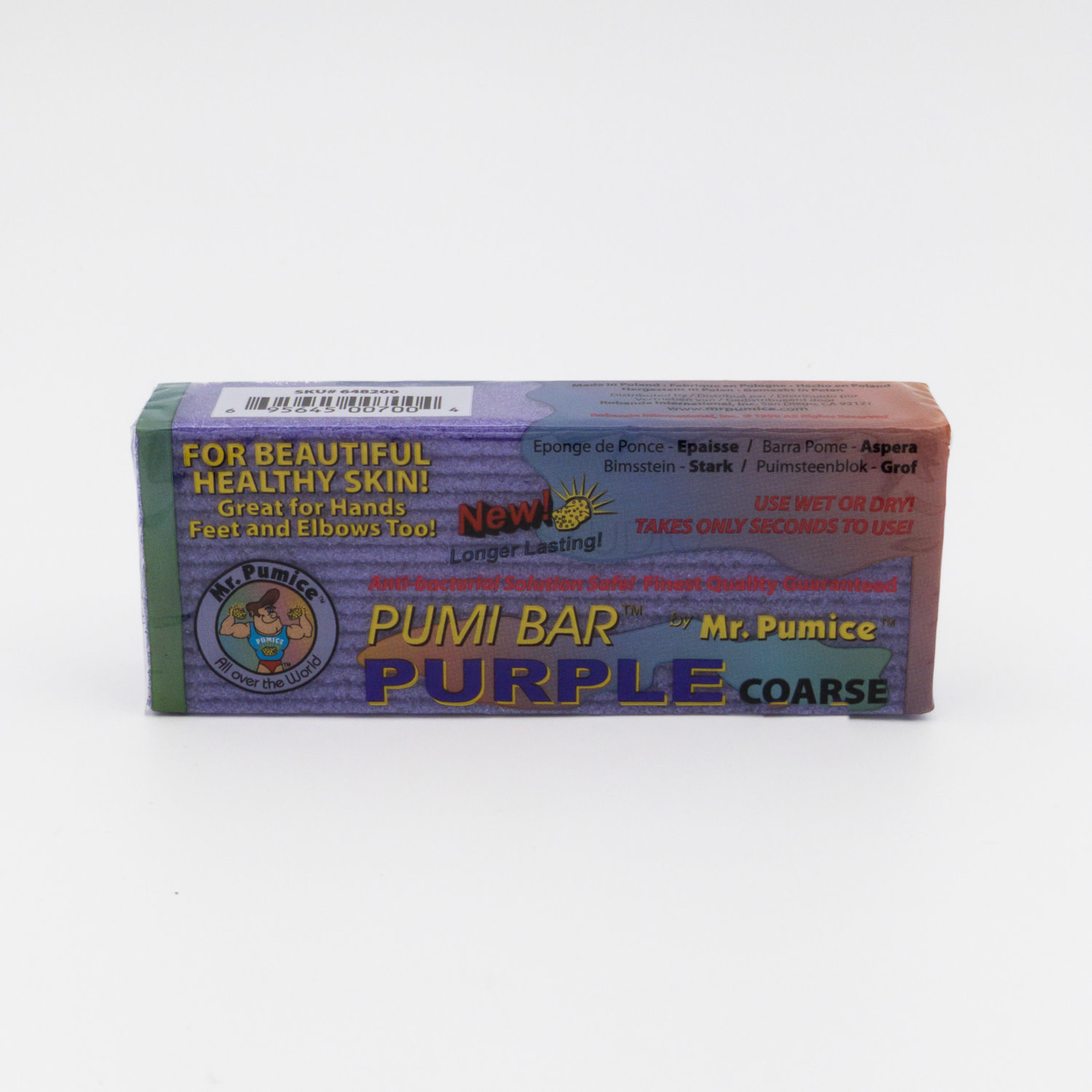 Mr. Pumice Mr. Pumice - Pumi Bar Purple - Coarse - 1 ct