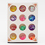 The Studio - Art Pack #229 - Assorted Mylar Flakes - 12 pcs