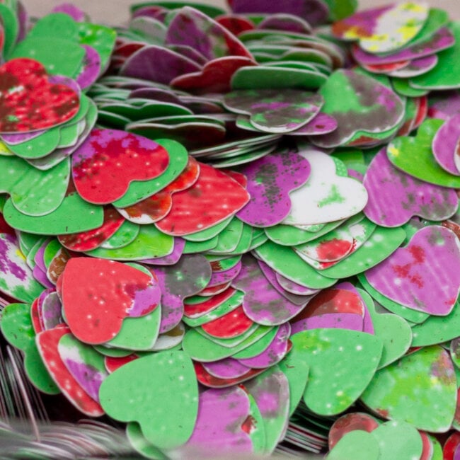 The Studio - Art Pack #218 - Assorted Heart Confetti - 12 pcs - 018