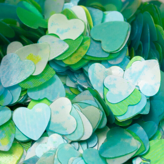 The Studio - Art Pack #218 - Assorted Heart Confetti - 12 pcs - 018