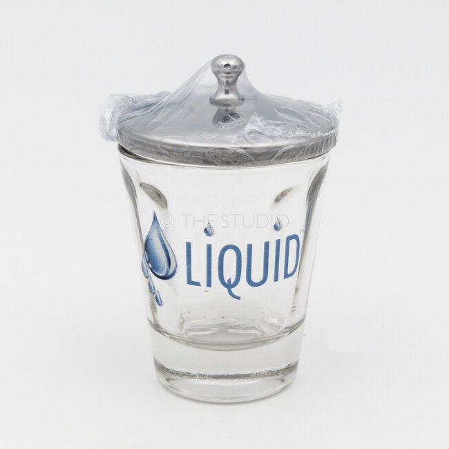 Berkeley - Glass - Liquid Cup With Stainless Steel Lid - Clear - LC102