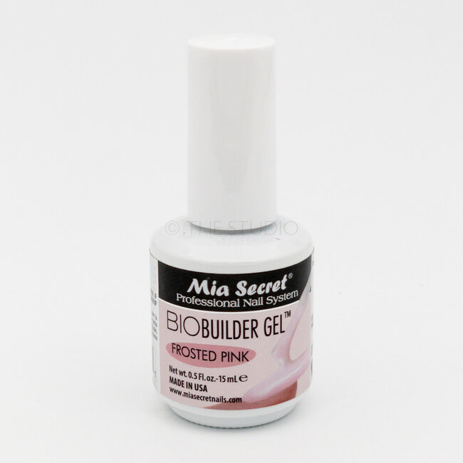 Mia Secret - Bio Builder Gel Bottle - Frosted Pink - 0.5 oz
