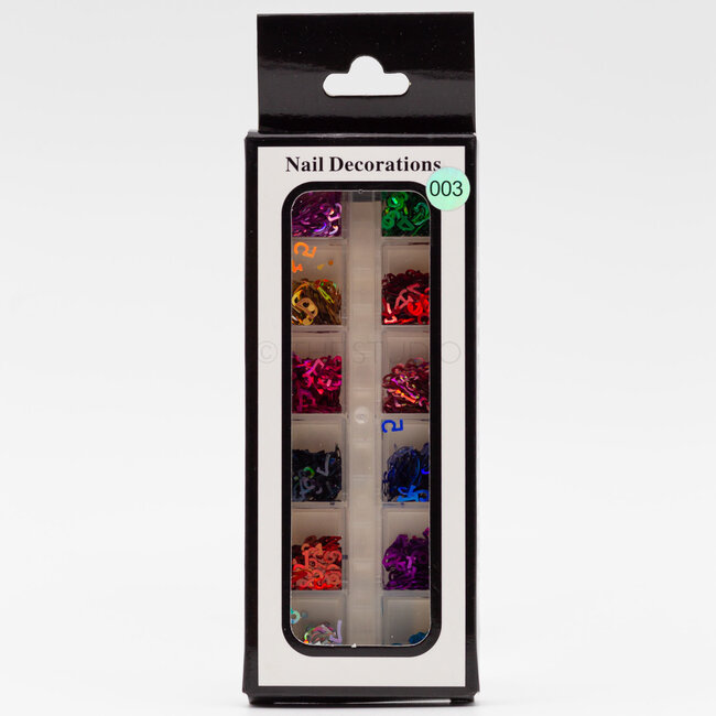 The Studio The Studio - Art Pack #092 - Assorted Colored Numbers - 003 - 12 pcs